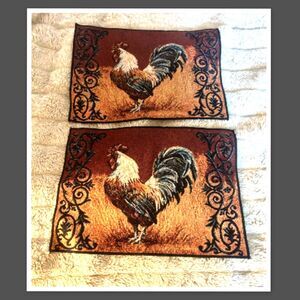 Set of 2 Rooster Placemats
